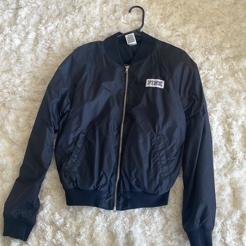 pink bomber jacket